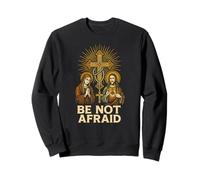 Orgullo católico Be Not Afraid Vintage Mens Surgery Recovery Sudadera