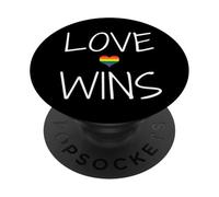Orgullo de Amor LGBT PopSockets PopGrip Adhesivo