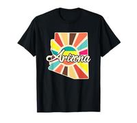 Orgullo de Arizona: Estilo Vintage del Suroeste Camiseta