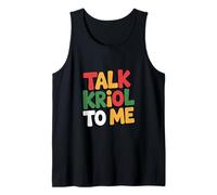 Orgullo de Belice Habla KRIOL CONMI Idioma Camiseta sin Mangas