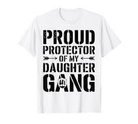 Orgullo de criar niñas diseño para un papá Camiseta