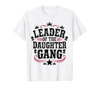 Orgullo de criar niñas diseño para un papá Camiseta