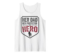 Orgullo de criar niñas diseño para un papá Camiseta sin Mangas