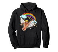Orgullo de Cupido LGBT & Bandera de Amor de San Valentín Lesbianas Gay Sudadera con Capucha