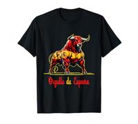 Orgullo de España Banderas Toro Español Pamplona Camiseta