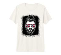 Orgullo de Gafas de Sol con diseño de Bandera Noruega Camiseta Premium