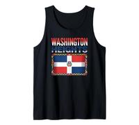 Orgullo de la Bandera de Washington Heights Nueva York República Dominic Camiseta sin Mangas