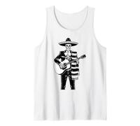 Orgullo de la Bandera Mexicana de México, Herencia hispana, Esqueleto Mexicano Camiseta sin Mangas