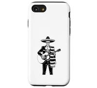 Orgullo de la Bandera Mexicana de México, Herencia hispana, Esqueleto Mexicano Carcasa para iPhone SE (2020) / 7/8
