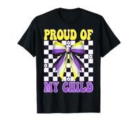 Orgullo de mi hijo Bandera no binaria Orgullo Mamá Día de la Madre Camiseta