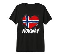 Orgullo de Noruega Patrimonio Noruego Raíces escandinavas Viajes Camiseta Premium