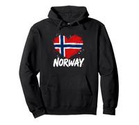 Orgullo de Noruega Patrimonio Noruego Raíces escandinavas Viajes Sudadera con Capucha
