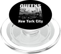 Orgullo de Recuerdo del Horizonte de la Ciudad de Nueva York de Queens en Nueva York PopSockets PopGrip para MagSafe