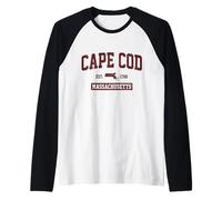 Orgullo de Recuerdos de Cape Cod Massachusetts Camiseta Manga Raglan