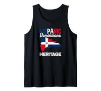 Orgullo de República Dominicana Herencia Hispana Dominicana Camiseta sin Mangas
