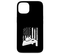 Orgullo del Jugador de Cornhole con Bandera Carcasa para iPhone 13