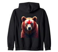 Orgullo del Oso Canadiense - Arte de la Vida Silvestre de la Sudadera con Capucha