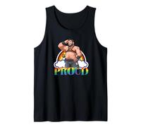 Orgullo del oso gay orgulloso 2024 - Dom Daddy barbudo de cuero Camiseta sin Mangas