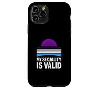 Orgullo Demisexual Mi Sexualidad Es Válida Retro Femenino Semi-Pr Carcasa para iPhone 11 Pro