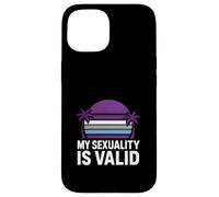 Orgullo Demisexual Mi Sexualidad Es Válida Retro Femenino Semi-Pr Carcasa para iPhone 15