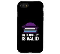 Orgullo Demisexual Mi Sexualidad Es Válida Retro Femenino Semi-Pr Carcasa para iPhone SE (2020) / 7 / 8
