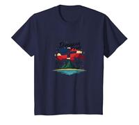 Orgullo Dominicano: Celebración Patriótica Island Paradise Camiseta, Niños, Azul Marino, 4 años