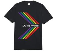 Orgullo Gay Arco Iris Igualdad Amor GANA Raya Comfort Colors Adult Heavyweight T-Shirt