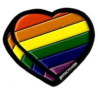 Orgullo Gay Candy corazón esmalte Pin
