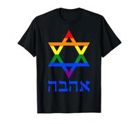 Orgullo Gay Judío Arco Iris LGBT Hebreo Pascua Judío Camiseta