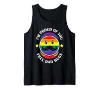 Orgullo Gay Proud Dad LGBT Padre Día del Padre Camiseta sin Mangas