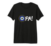 Orgullo Griego Mal De Ojo Palabra Opa! Griego Hombre Mujer Grecia Camiseta Premium