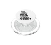 Orgullo Historia Cultura Libertad Educación Juneteenth PopSockets PopGrip para MagSafe