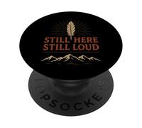 Orgullo Indígena Voz Nativa Land Back Fuerza Cultural PopSockets PopGrip Adhesivo