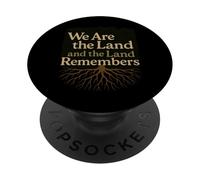 Orgullo Indígena Voz Nativa Land Back Fuerza Cultural PopSockets PopGrip Adhesivo