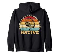 Orgullo Indio Nativo Americano Vintage Sudadera con Capucha