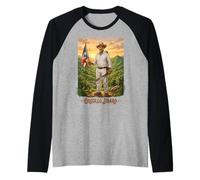 Orgullo Jíbaro Puerto Rico Flag Coqui Heritage Camiseta Manga Raglan