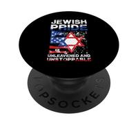 Orgullo judío Estrella sin levadura e imparable PopSockets PopGrip Adhesivo