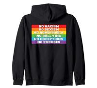 Orgullo LGBT Anti-Odio Igualdad - Mes del Orgullo LGBTQ Aliado Gay Sudadera con Capucha