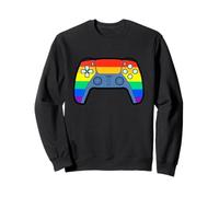 Orgullo LGBT Gaymer Lesbianas Bandera Arco Iris Juegos Gay PS5 Sudadera