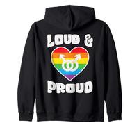 Orgullo LGBT orgulloso - El amor gana el mes del orgullo LGBTQ por igualdad Sudadera con Capucha