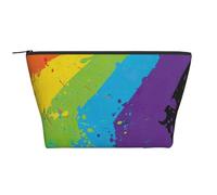 Orgullo LGBT Rainbow Splat, Bolsa de artículos de tocador Bolsa de Maquillaje Bolsa de cosméticos Bolsa de artículos de tocador de Viaje portátil