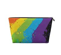 Orgullo LGBT Rainbow Splat, Bolsa de artículos de tocador Bolsa de Maquillaje Bolsa de cosméticos Bolsa de artículos de tocador de Viaje portátil