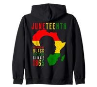 Orgullo Melanina Juneteenth Enfermera Libertad Mes de la Historia Negra Sudadera con Capucha