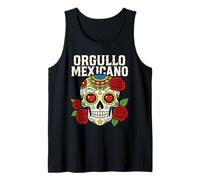 Orgullo Mexicano Latino Pride Viva México Día de los Muertos Camiseta sin Mangas