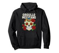 Orgullo Mexicano Latino Pride Viva México Día de los Muertos Sudadera con Capucha