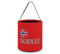 Orgullo nacional noruego para Halloween, bolsas de dulces reutilizables para decoración de fiestas y días festivos