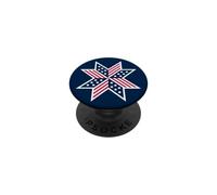 Orgullo Nativo Americano Rojo Blanco Azul Estrella sabiduría Fuerza PopSockets PopGrip Adhesivo