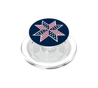 Orgullo Nativo Americano Rojo Blanco Azul Estrella sabiduría Fuerza PopSockets PopGrip para MagSafe