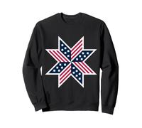 Orgullo Nativo Americano Rojo Blanco Azul Estrella sabiduría Fuerza Sudadera