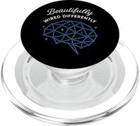 Orgullo neurodivergente ADHD Autismo Aceptación Regalo Diferente PopSockets PopGrip para MagSafe